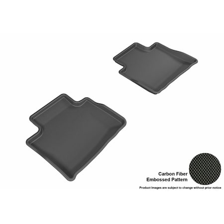 U-Ace 3D Maxpider Second Row Custom Fit Kagu Black Floor Mat for 2013-2015 Chevrolet SS Models L1CH06421509